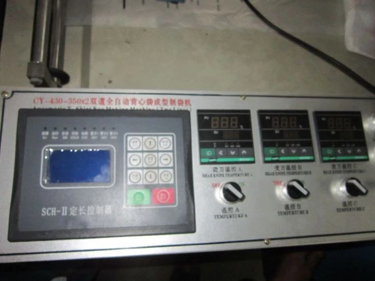 Double Lines T-shirt Bag Making Machine