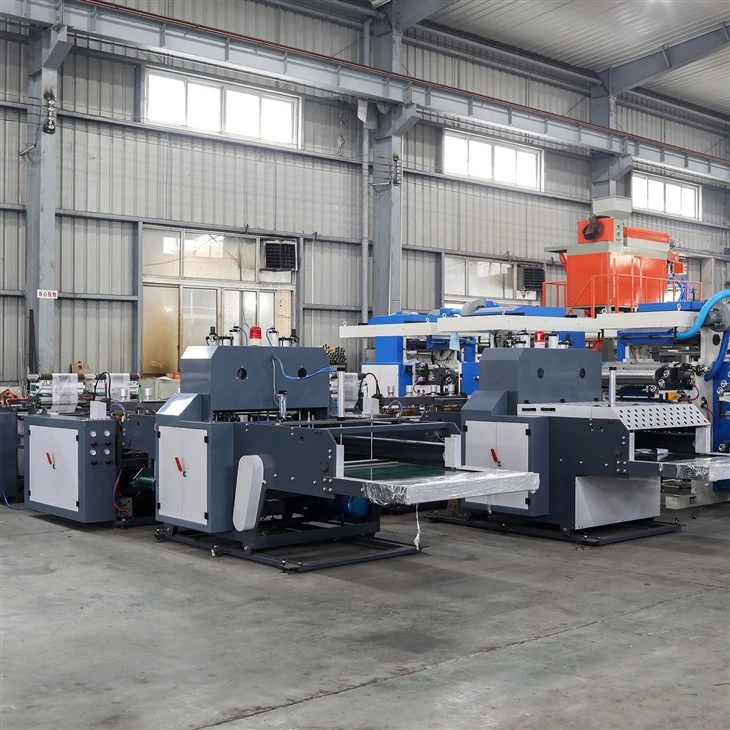 Double Channel High-Speed Vest Plastic Bag Making Machine Double Channel High-Speed Vest Plastic Bag Making Machine